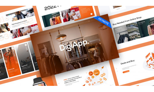 DigiApp Digital Shopping Keynote Template