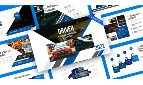 Driver Automotive Keynote Template #229179