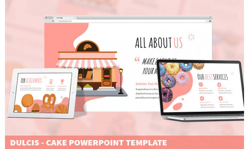 Dulcis - Cake Powerpoint Template #187019