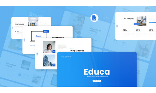 Educa - Education Presentation Google Slides Template