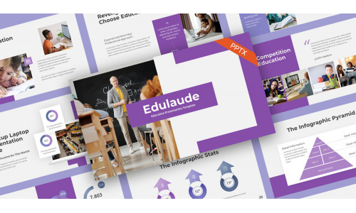 Edulaude Modern Education PowerPoint Templat