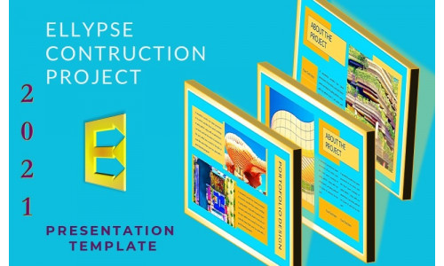 Ellypse-Contruction Project PowerPoint Presentation Tempalte