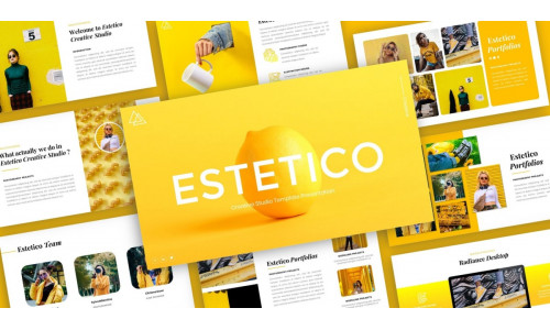 Estetico - Fashion Presentation PowerPoint Template