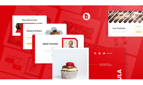 Eula – Food And Restaurant Google Slides Template