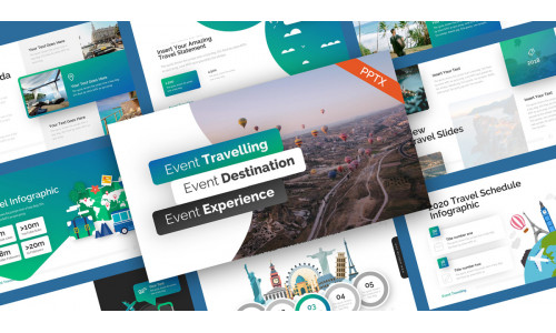 Event Traveling PowerPoint Template #229133