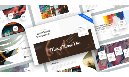 Exabat Artistic Keynote Template #244088