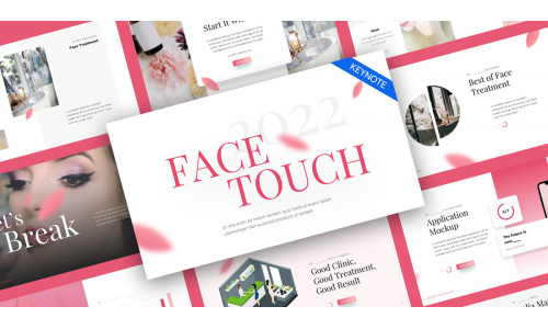 FaceTouch Beauty Facial Keynote Template