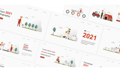 Farming Illustration Powerpoint Template
