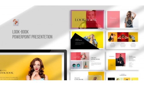 Fashion Look Book Presentation PowerPoint template