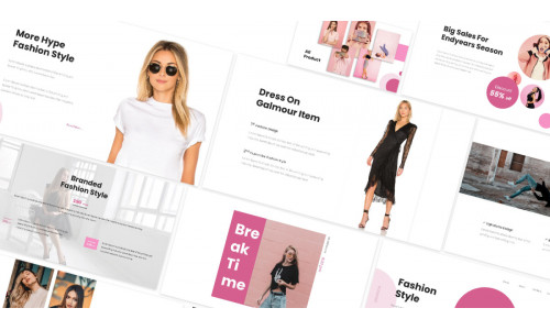 Fashion Style Powerpoint Template #190272