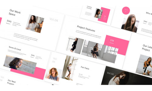 Fashionate Lookbook Powerpoint Template