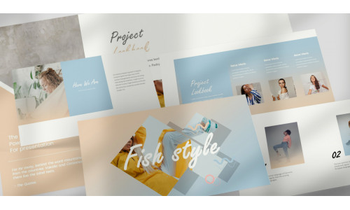 Fish style GoogleSlide Templates #299365