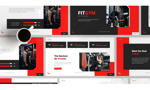 Fitgym — Gym Google Slides Template #324587