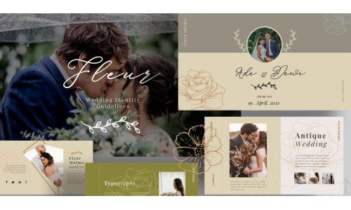 Fleur Wedding Keynote Templates #180713