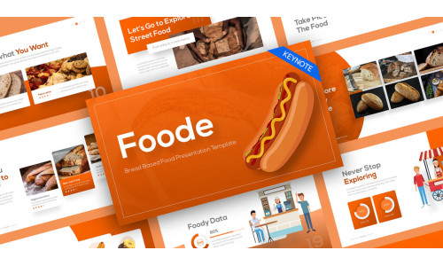 Foode Bread Based Food Keynote Template