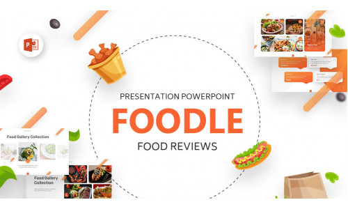 Foodle Food Review PowerPoint Template