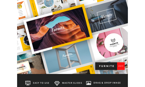 Furnite - Interior Design Presentation PowerPoint template