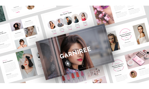 Garniree - Beauty & Cosmetics Presentation - Keynote template