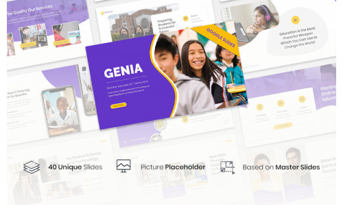 Genia – Online Education Google Slides Template