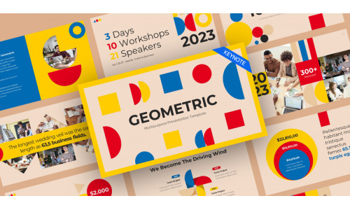 Geometric Creative Style Keynote Template
