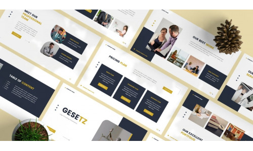 Gesetz — Legal Consulting Powerpoint Template