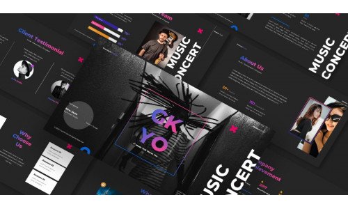 Gkyo Concert Music Powerpoint Template