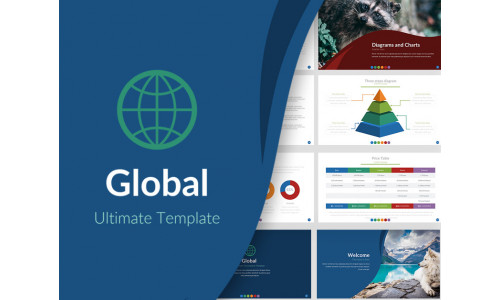 Global Presentation PowerPoint template