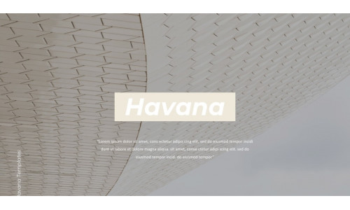 Havana Powerpoint Templates #193984