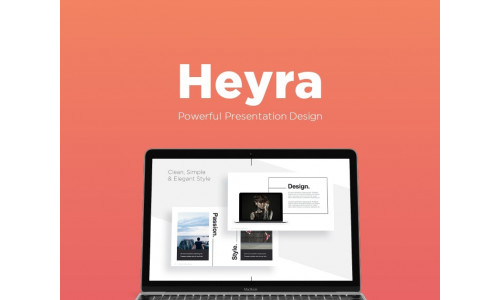 Heyra PowerPoint template #63604