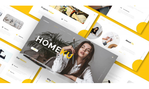 Homeku Presentation  Powerpoint Template