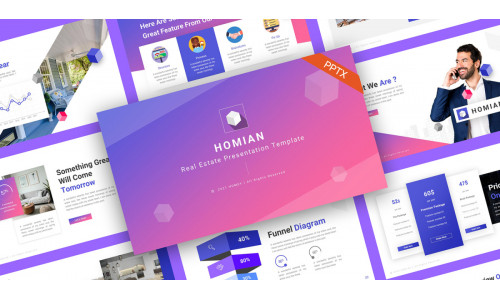 Homian Real Estate PowerPoint Template