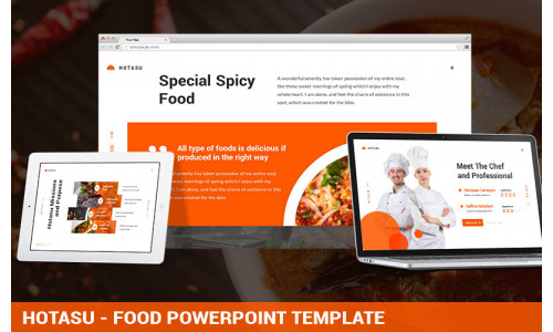 Hotasu - Food Powerpoint Template #187016