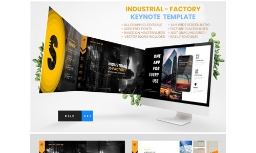 Industrial - Factory - Keynote template