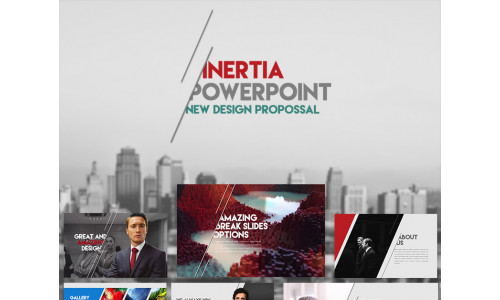 Inertia PowerPoint template #66255