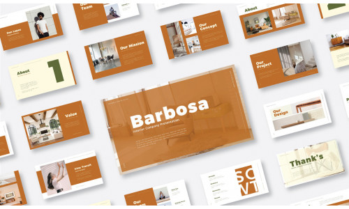 Interior Company Presentation Template