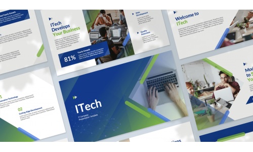 IT Company Presentation PowerPoint Template