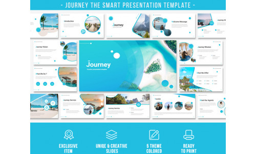 JOURNEY Presentation PowerPoint template