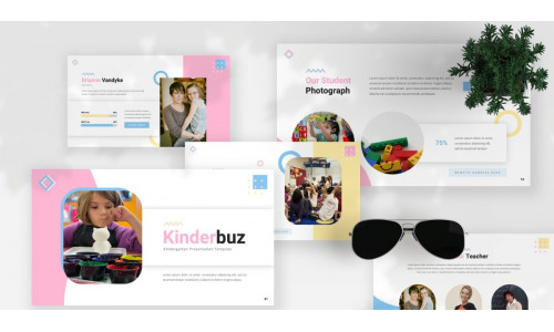 Kinderbuz — Kindergarten Powerpoint Template
