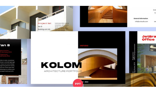 KOLOM Architecture PowerPoint Template