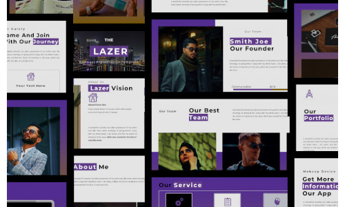 LAZER - Creative Presentation Keynote Template
