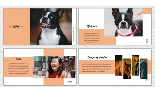 LEHE PowerPoint template #100681