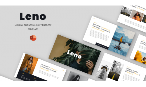 Leno - Minimal Business & Multipurpose Powerpoint Template