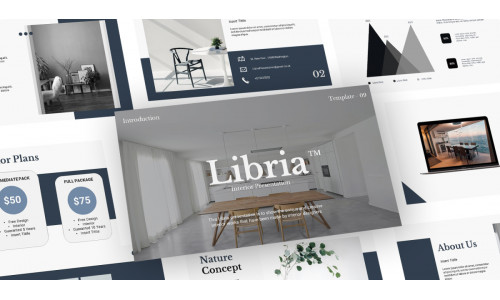Libria - Interior PowerPoint Templates