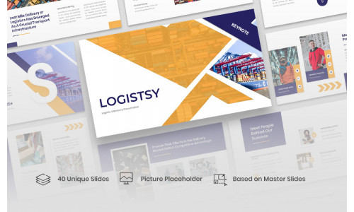 Logistsy - Logistic & Delivery Keynote Template