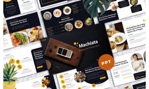 Machiata - Restaurant Powerpoint #167903