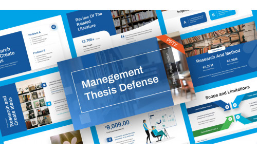 Management Thesis Defence PowerPoint Template