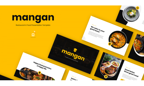 Mangan - Restaurant & Food Google Slide Template