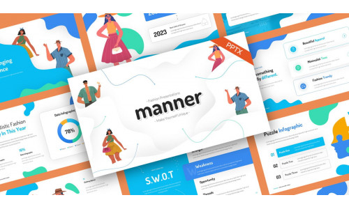 Manner Fashion PowerPoint Template #233897
