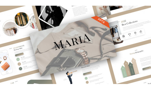 Maria Fashion Boutique PowerPoint Template