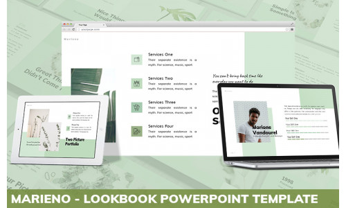 Marieno - Lookbook Powerpoint Template